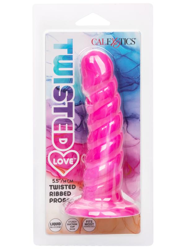 Twisted Love Twisted Ribbed Probe - Pink