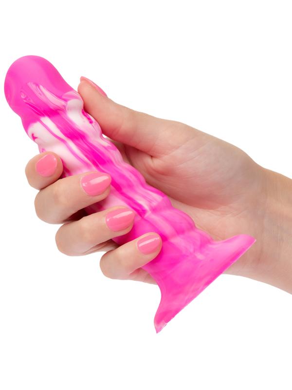 Twisted Love Twisted Ribbed Probe - Pink