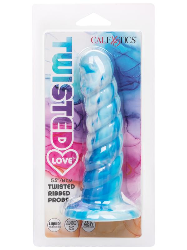 Twisted Love Twisted Ribbed Probe - Blue