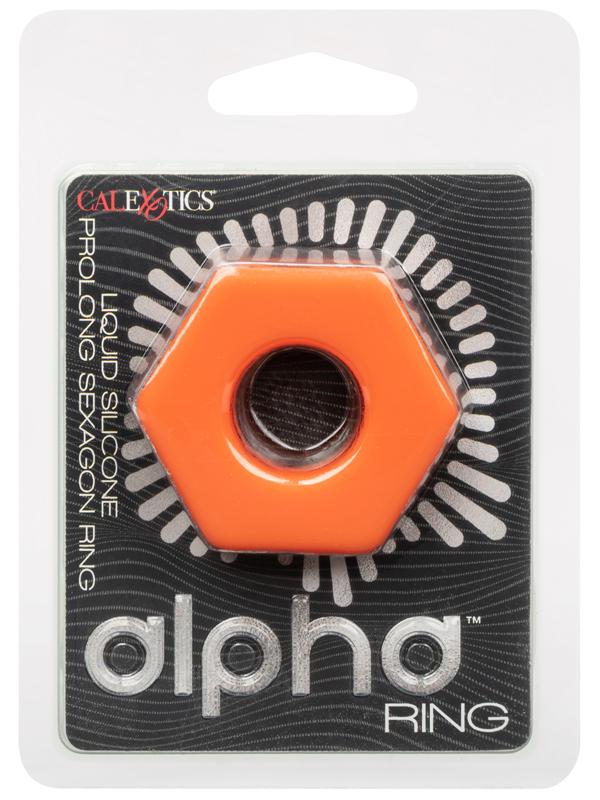 Alpha Liquid Silicone Prolong Sexagon Ring