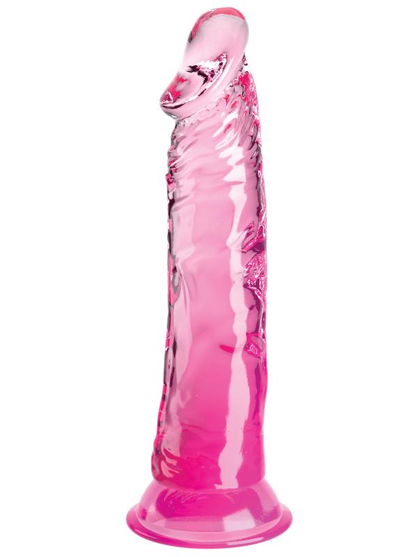 King Cock Clear 8 in. - Pink