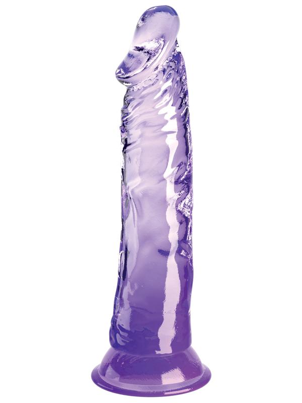 King Cock Clear 8 in. - Purple