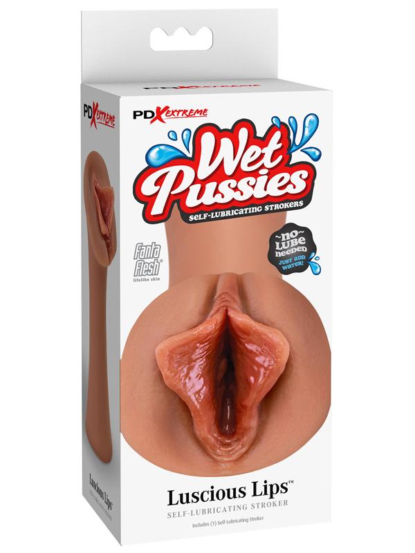 PDX Extreme Wet Pussies - Luscious Lips Tan