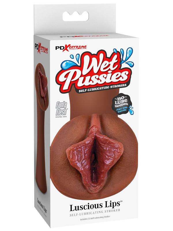 PDX Extreme Wet Pussies - Luscious Lips Brown