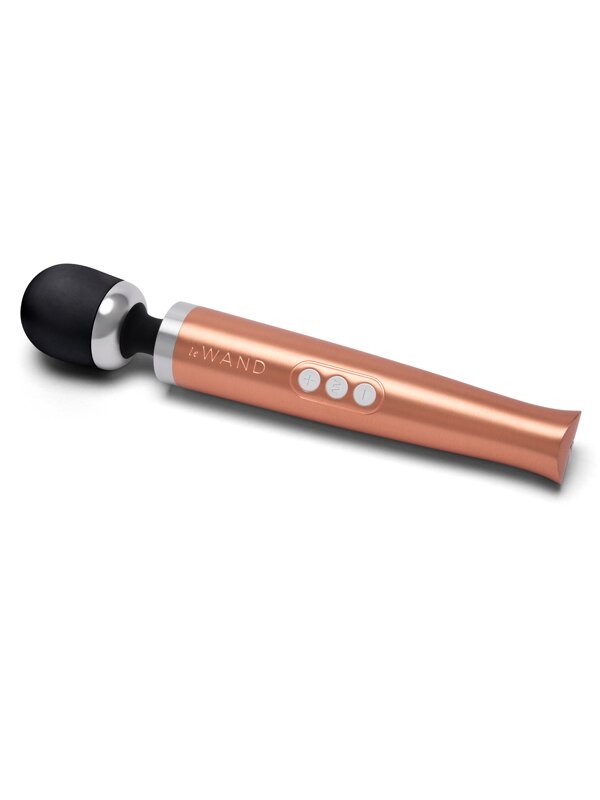 Le Wand Diecast Rechargeable Massager Rose Gold