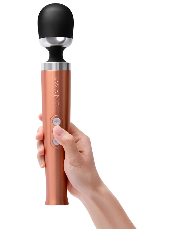 Le Wand Diecast Rechargeable Massager Rose Gold