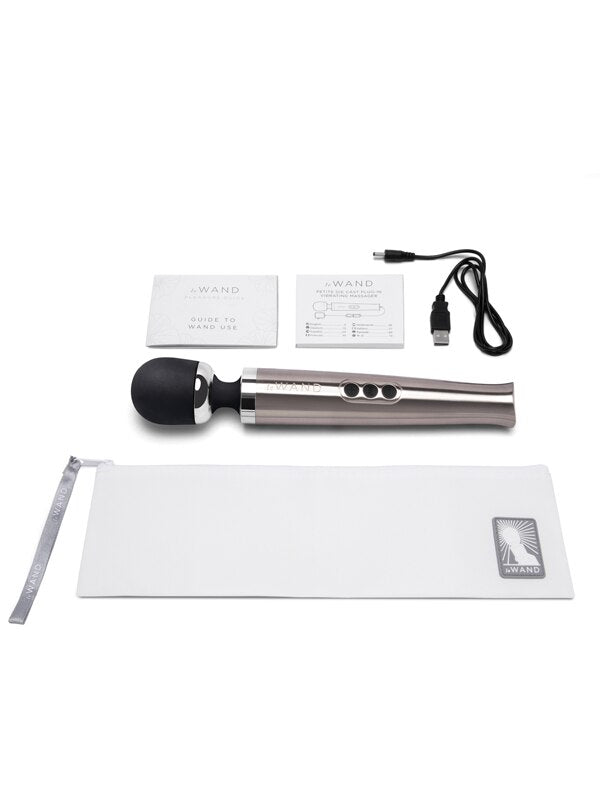 Le Wand Diecast Rechargeable Massager Silver