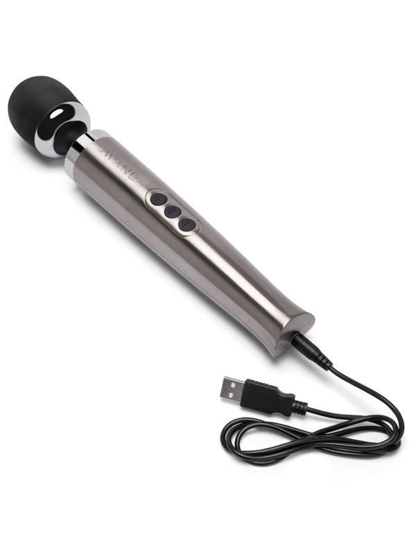 Le Wand Diecast Rechargeable Massager Silver