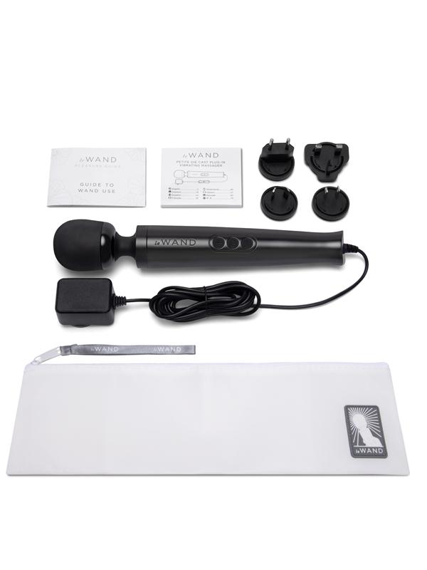 Le Wand Diecast Plug-In Massager Black