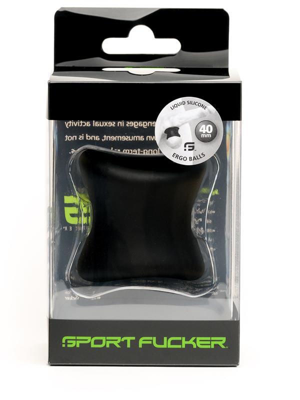 Ergo Balls 40mm by Sport Fucker Black