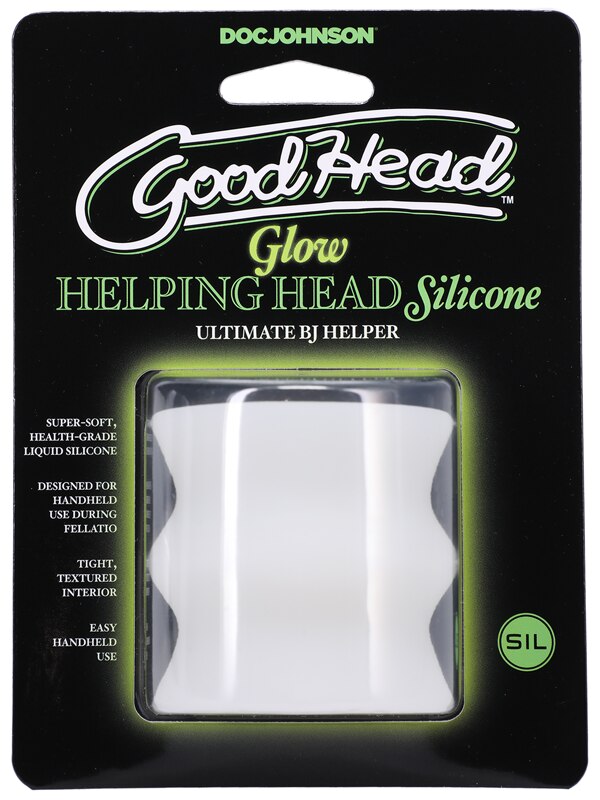 GoodHead Glow Helping Head Silicone Frost  Green Glow