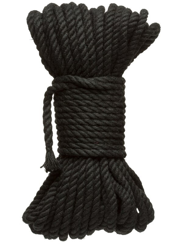 Merci Bind and Tie 6mm Hemp Bondage Rope 50 Feet Black