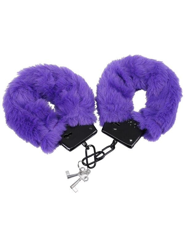 Merci Fluff Cuffs Violet