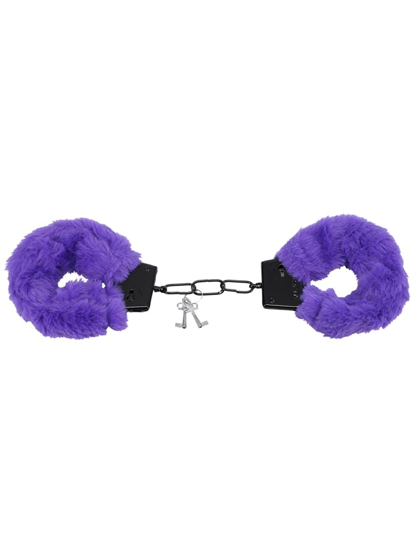 Merci Fluff Cuffs Violet
