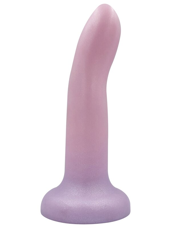 Pleasures by Playful 6 inch Dong - Pink to Purple