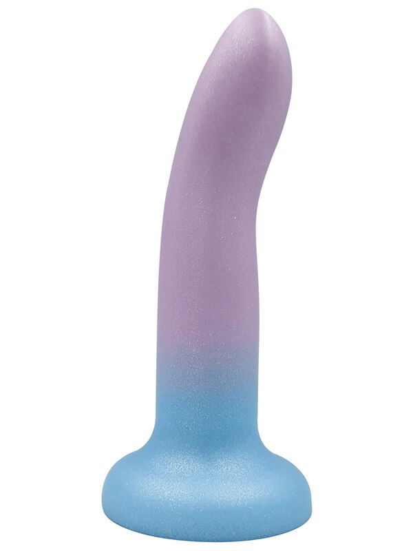 Pleasures by Playful 5 inch Dong - Purple to Blue