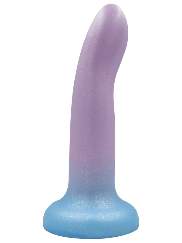 Pleasures by Playful 6 inch Dong - Purple to Blue