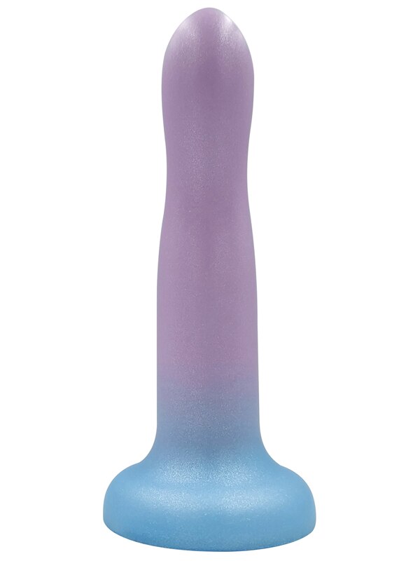 Pleasures by Playful 6 inch Dong - Purple to Blue