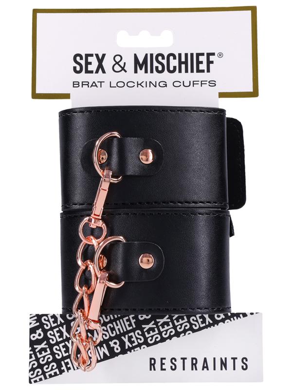 Sex and Mischief Brat Locking Cuffs