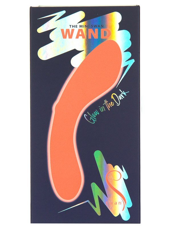 Swan The Mini Swan Wand Glow in the Dark Orange