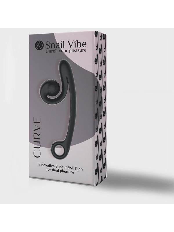 Snail Vibe Curve Vibrator Black