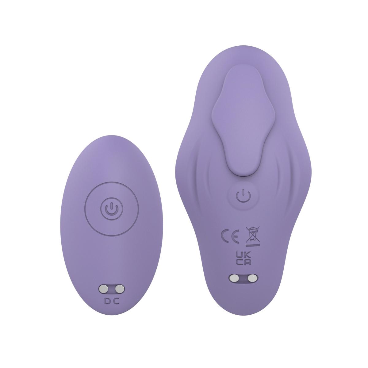 Pleasures By Playful Admirer - Rechargeable Panty Vibe with Remote Lilac