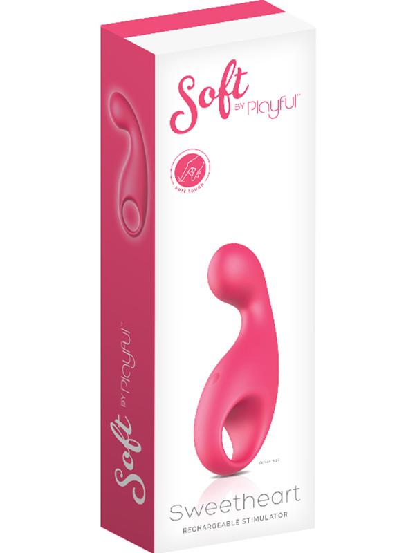 Soft by Playful Sweetheart Rechargeable Stimulator al Pink