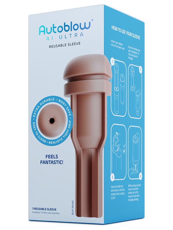 Autoblow AI Ultra Anus Sleeve - Brown