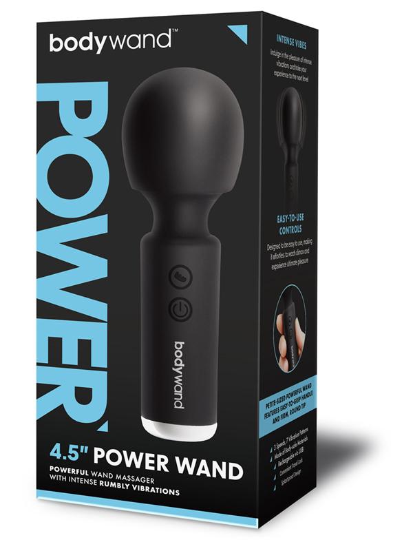 Bodywand 4.5 in. Power Wand Black