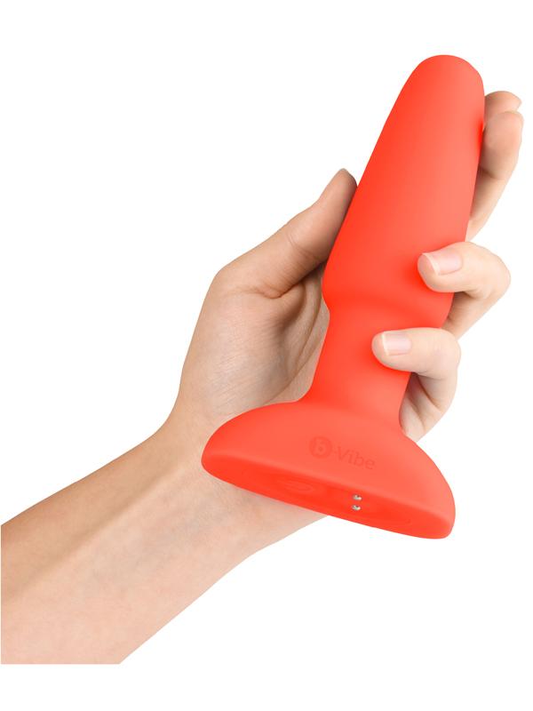 b-Vibe USB Rechargeable Rimming 2 Plug Orange