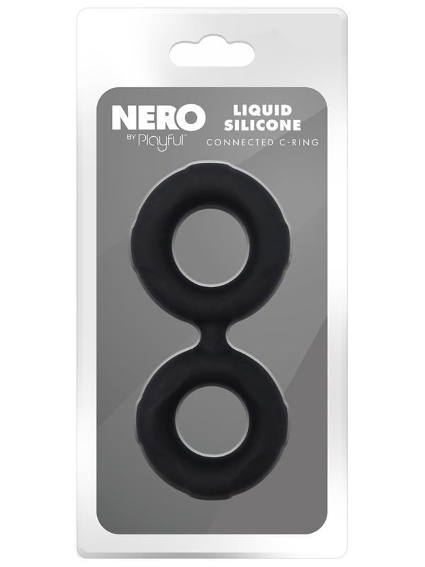 Nero by Playful - Liquid Silicone Connected C-Ring