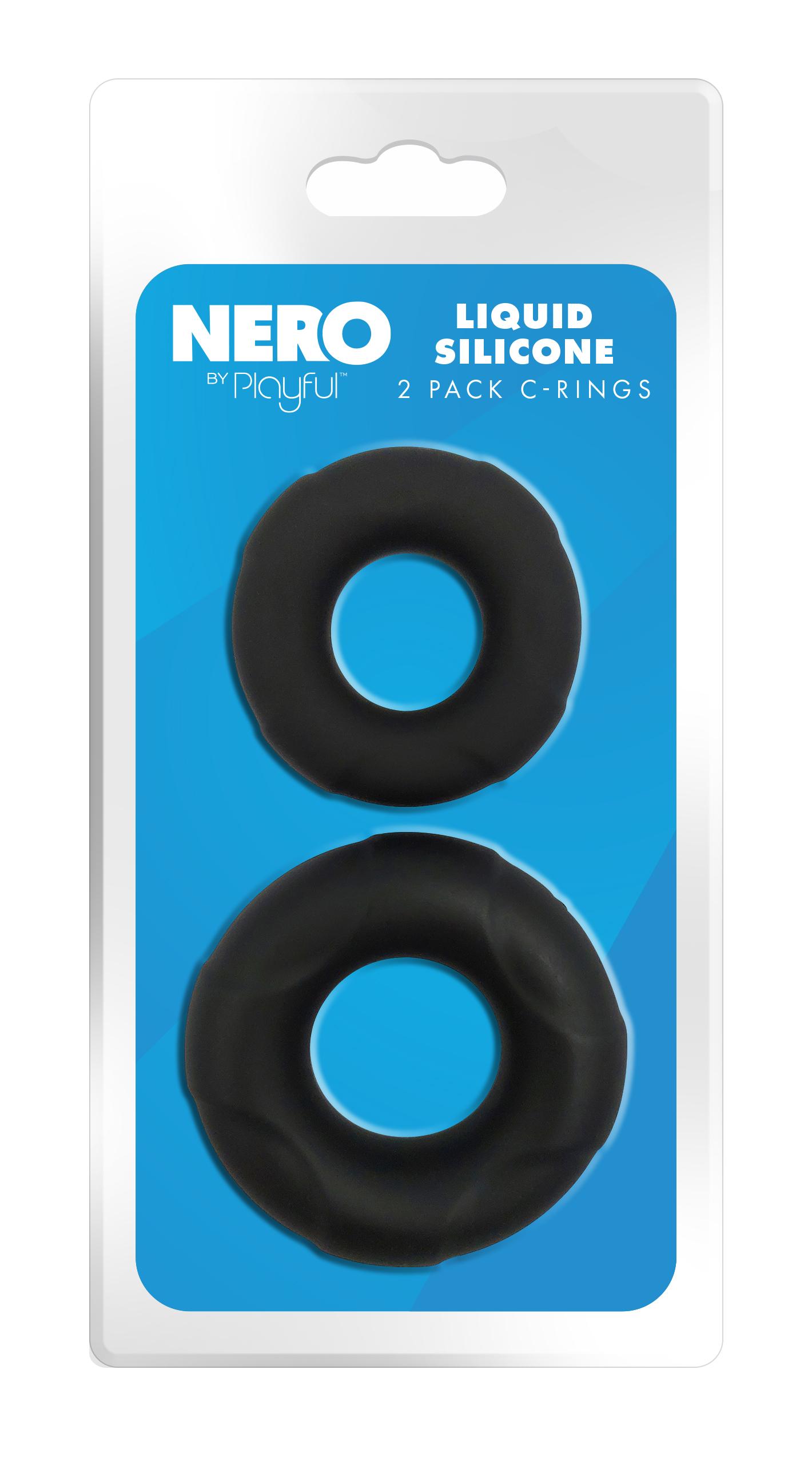 Nero by Playful - Liquid Silicone 2-Pack C-Rings