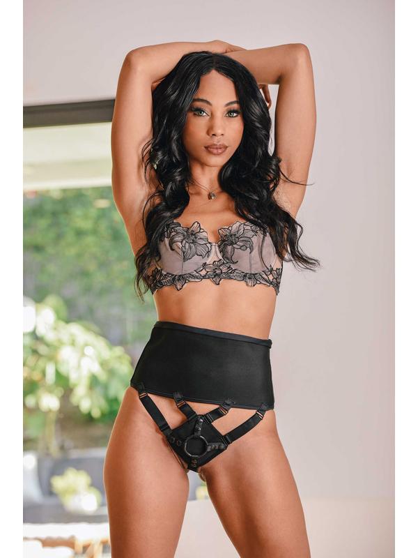 High Waisted Corset Strap On
