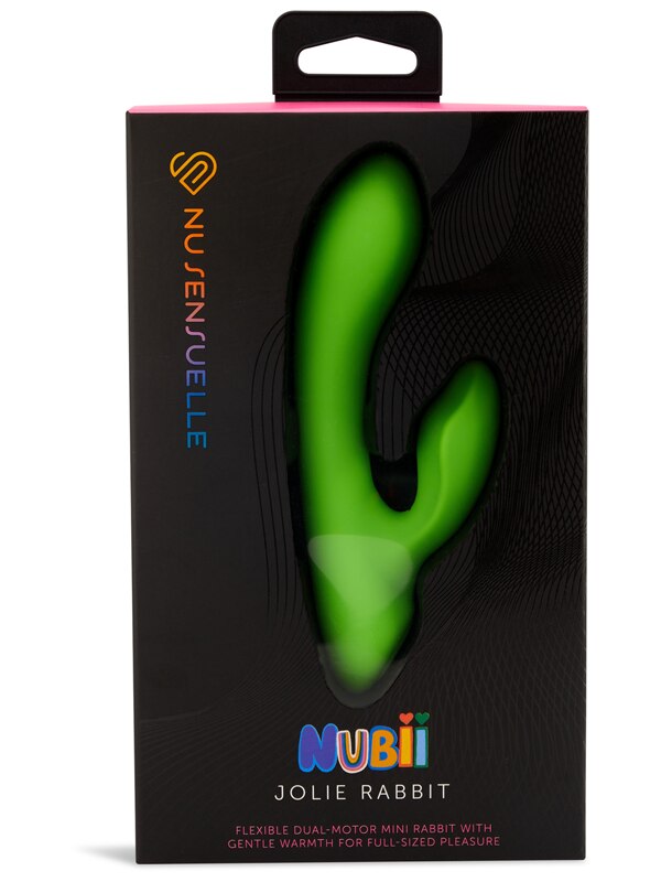 Nu Sensuelle Jolie Mini Nubii Rabbit With Heat - Lime Green