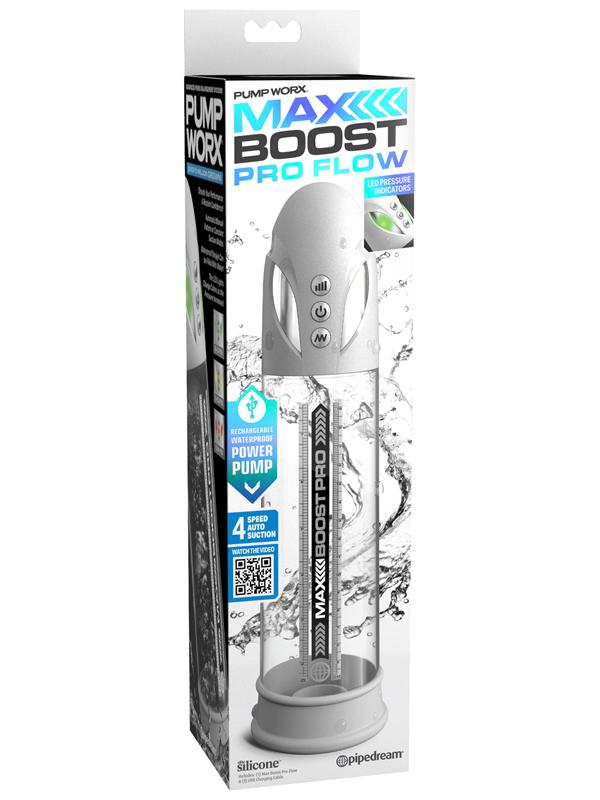 Pump Worx Max Boost Pro Flow - White/Clear