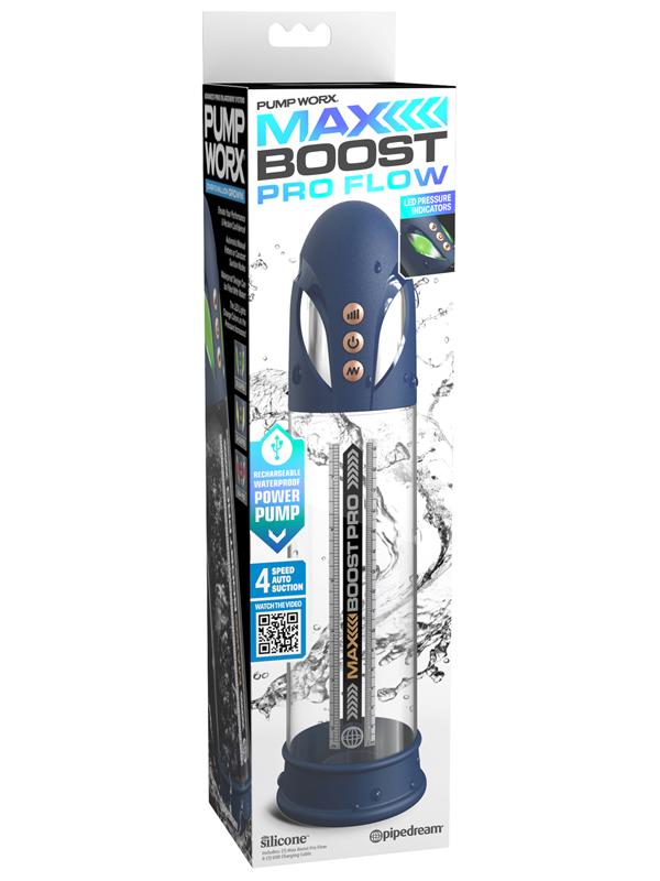 Pump Worx Max Boost Pro Flow - Blue/Clear