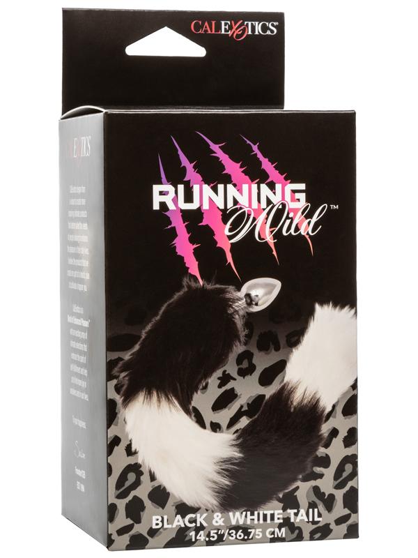 Running Wild Black and White Tail