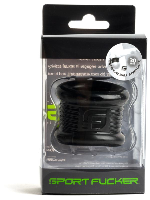 PowerPlay Ball Stretcher by Sport Fucker Black