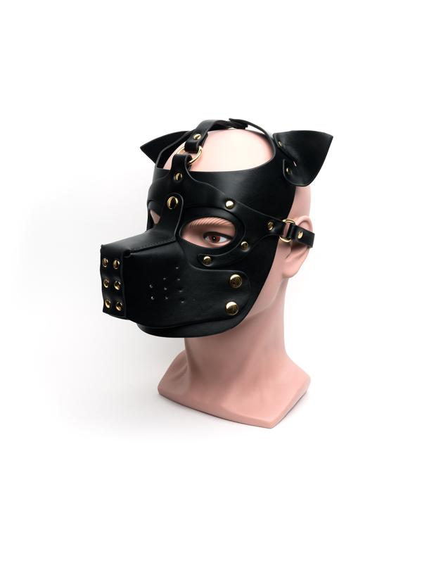 Bondage Pup Hood Black