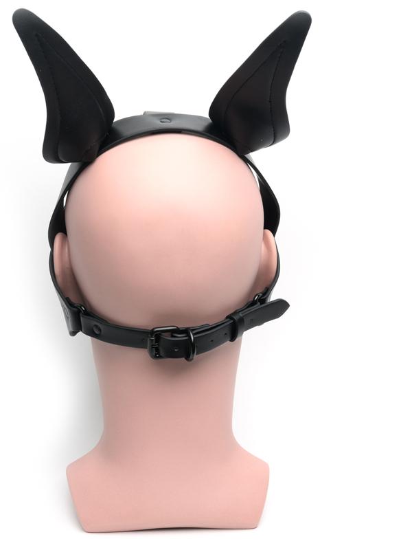 Playful Pup Hood Black