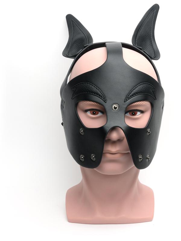 Playful Pup Hood Black