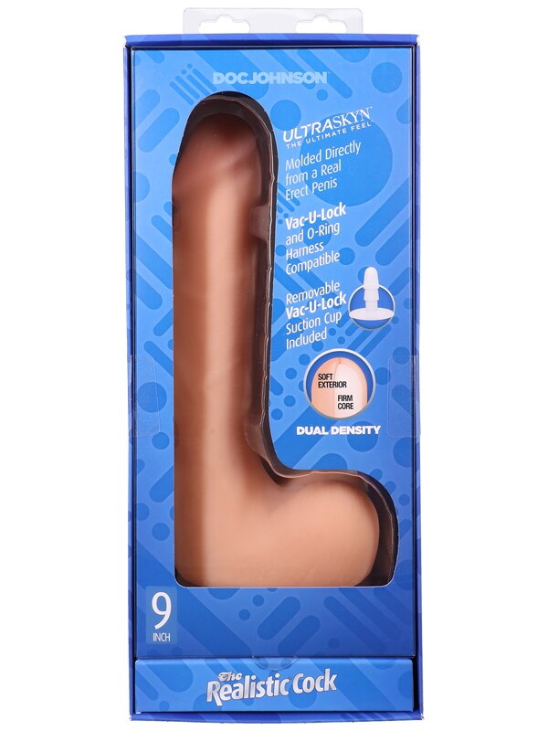 The Realistic Cock - With Removable Vac-U-Lock Suc Vanilla