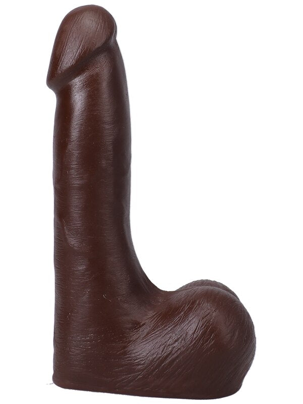 The Realistic Cock - With Removable Vac-U-Lock Suc ocolate