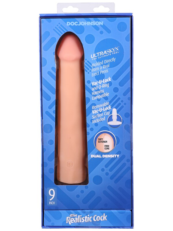 The Realistic Cock - With Removable Vac-U-Lock Suc Vanilla