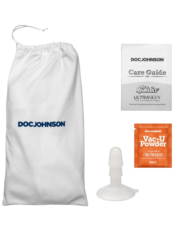 The Realistic Cock - With Removable Vac-U-Lock Suc Caramel