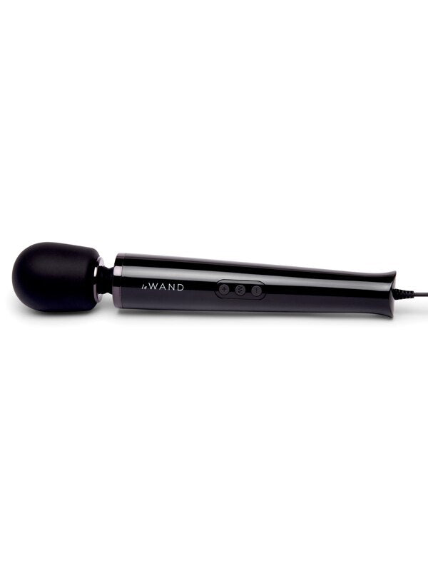 Le Wand Plug-in Vibrating Massager Black