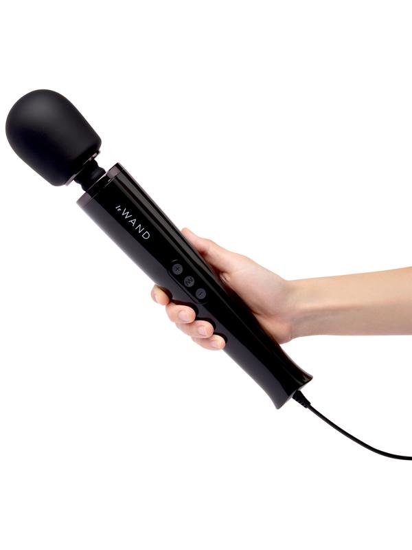 Le Wand Plug-in Vibrating Massager Black