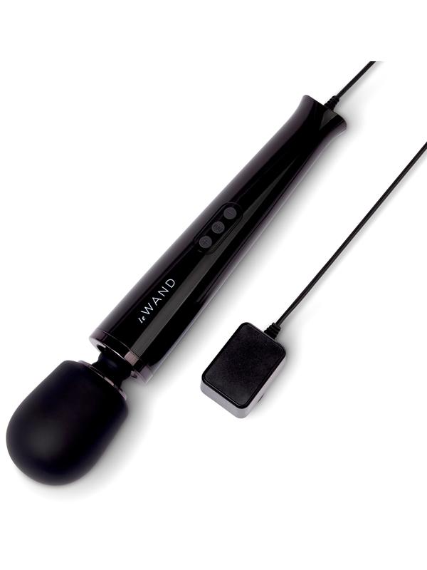 Le Wand Plug-in Vibrating Massager Black