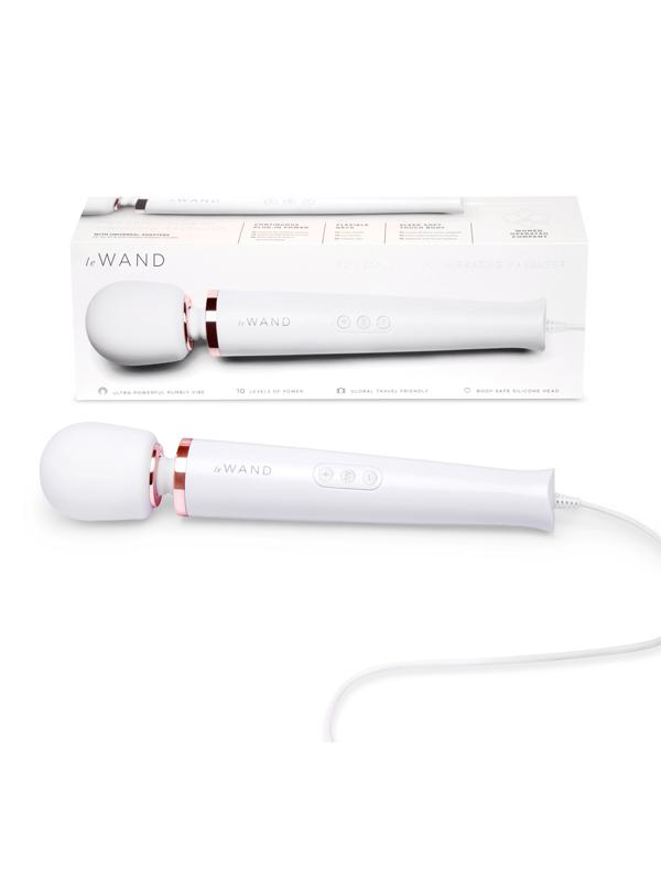 Le Wand Plug-in Vibrating Massager White