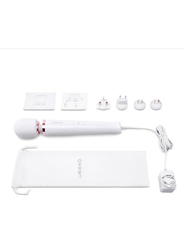 Le Wand Plug-in Vibrating Massager White